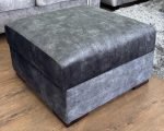 Serena Sofa Black Footstool - Image 2