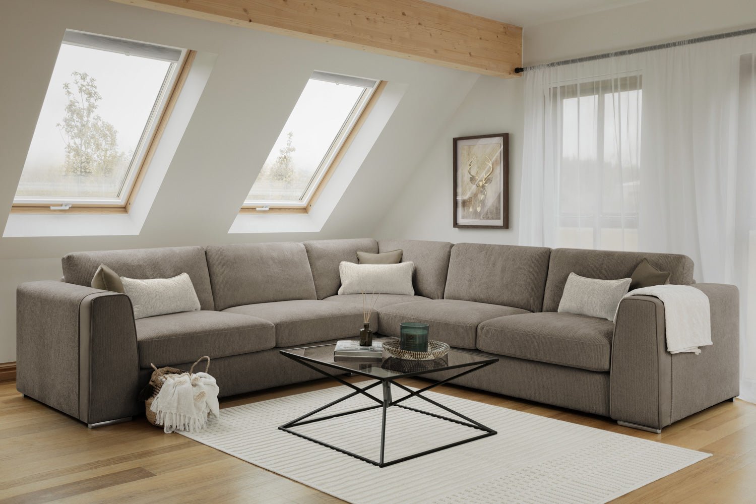 Naples Sofa Mocha Large Corner - Image 2
