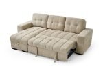Palermo Universal Corner Sofabed Beige - Image 2