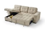 Palermo Universal Corner Sofabed Beige - Image 3