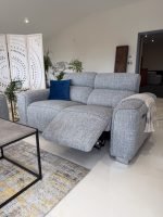 Toronto Electric Recliner Grey 2 Seater - Image 2