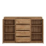 Fribo 2 Door 4 Drawer Sideboard in Oak - Image 2