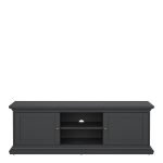 Paris TV-unit 2 frame Doors in Matt Grey - Image 2