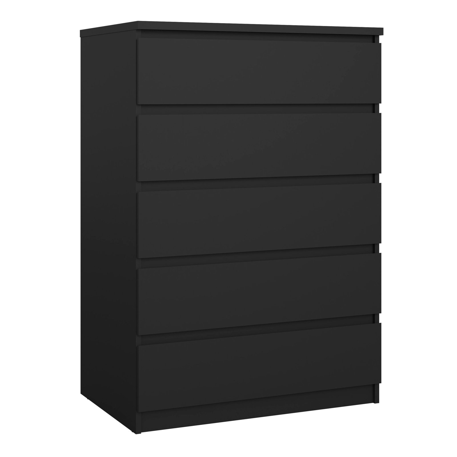 70271071gm_1 Naia Chest of 5 Drawers in Black Matt - Image 1
