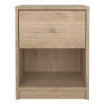 May Bedside 1 Drawer in Jackson Hickory Oak - Image 2