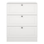 Brande Chest with 3 Frame Drawers in White - Image 2