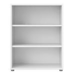 Prima Bookcase 2 Shelves in White - Image 2