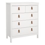 Barcelona Chest 3 Drawers in White