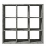 Mauro 3x3 Storage Unit in Concrete Grey - Image 2