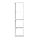 Mauro 3 Shelves Storage Unit in Matt White - Image 2