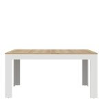 Bohol Extending Dining Table 160-207cm in Riviera Oak/White - Image 2