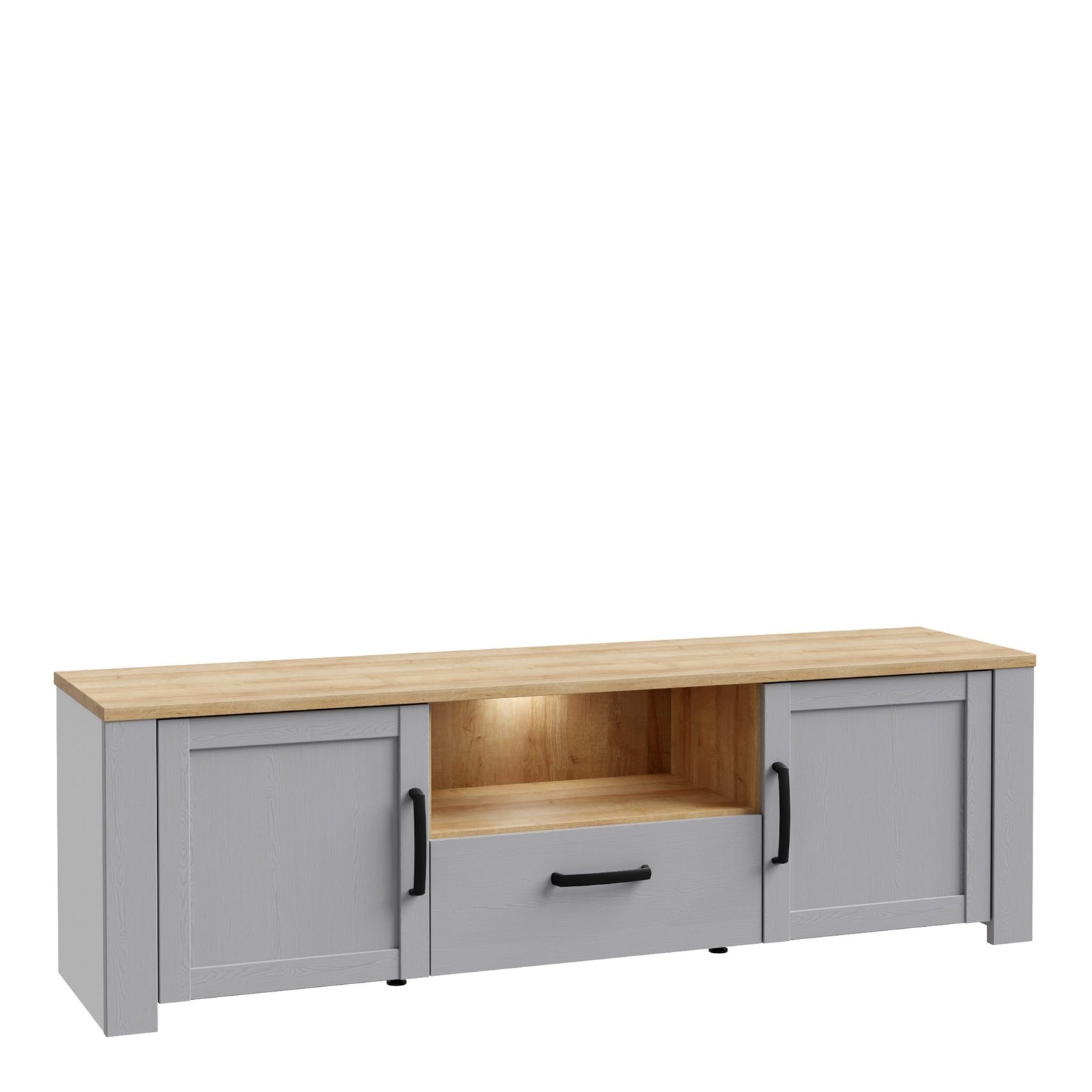 801bhlt131m478p2_1 Bohol TV Unit Inc. LED Light in Riviera Oak/Grey Oak - Image 1