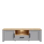 Bohol TV Unit Inc. LED Light in Riviera Oak/Grey Oak - Image 2