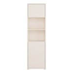 Alice Springs Tall Storage Cabinet with 2 Push-to-Open Doors & 1 Shelf in Sand - Image 2