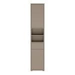 Alice Springs Tall Narrow Bathroom Storage Cabinet with 2 Doors Push-to-Open & 1 Drawer Push-to-Open in Taupe - Image 2