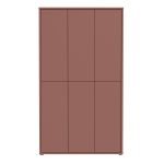 Alice Springs Tall Shoe Cabinet with 6 Doors Push-to-Open in Terracotta - Image 2