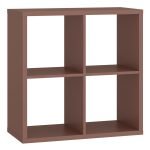 Mauro 2x2 Storage Unit in Terracotta