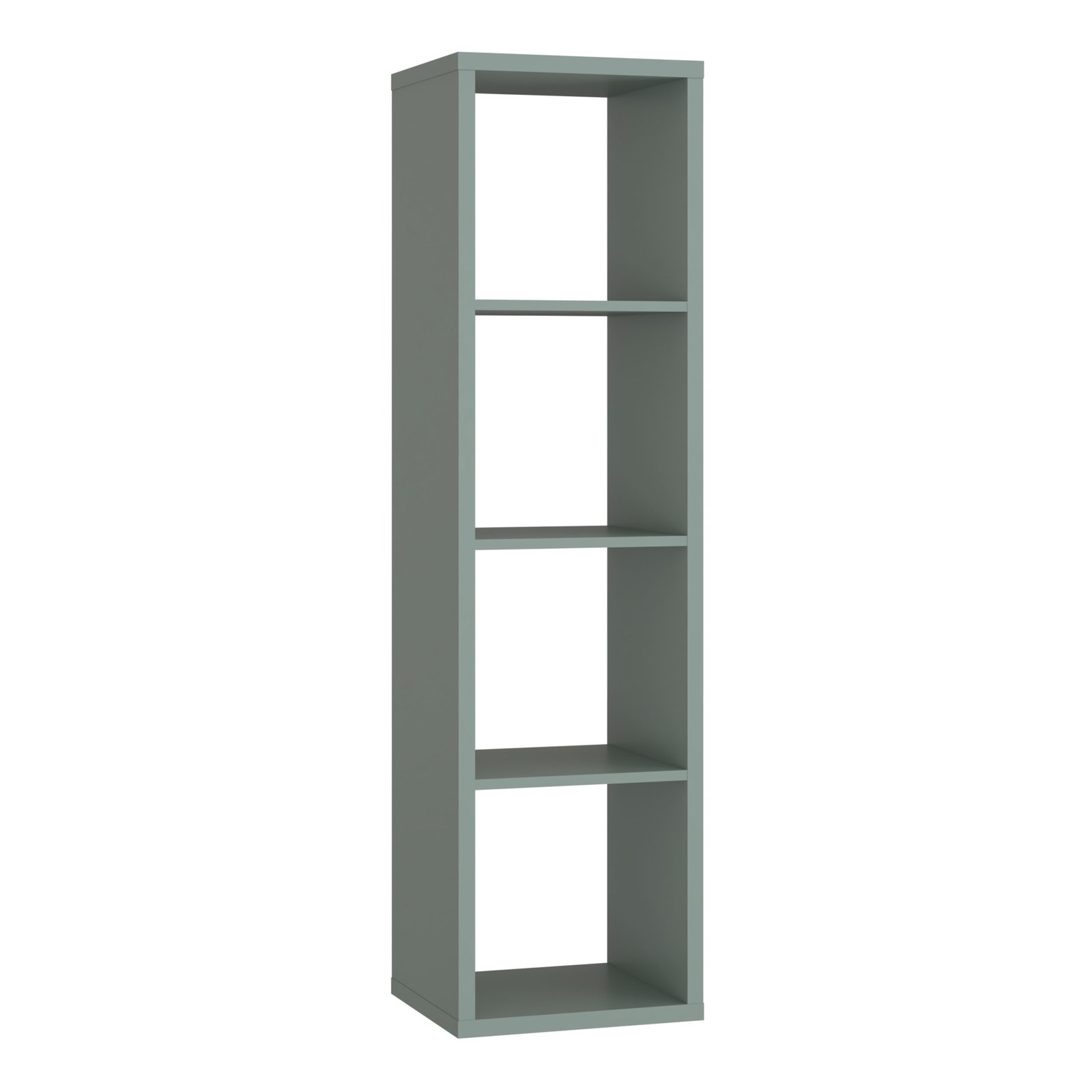 80FMXXR411U59_1 Mauro 3 Shelves Storage Unit in Sage Green - Image 1