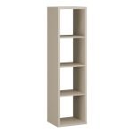 Mauro 3 Shelves Storage Unit in Taupe