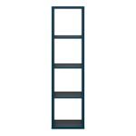 Mauro 3 Shelves Storage Unit in Blue - Image 2