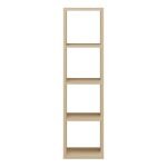 Mauro 3 Shelves Storage Unit in Yellow - Image 2