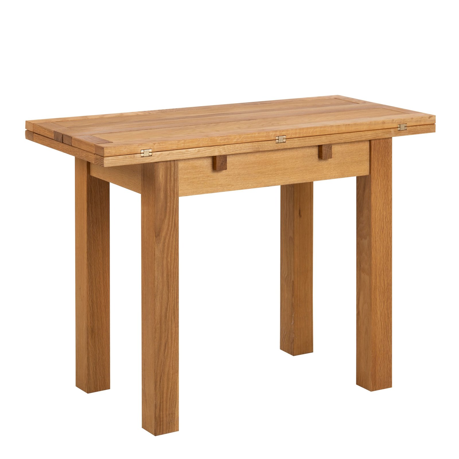 90A0000050125_1 Kenley Extending Dining Table in Oak 45-90cm - Image 1