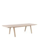 A-Line Extendable Dining Table in White Oak 200/286 x 74.6 x 95cm