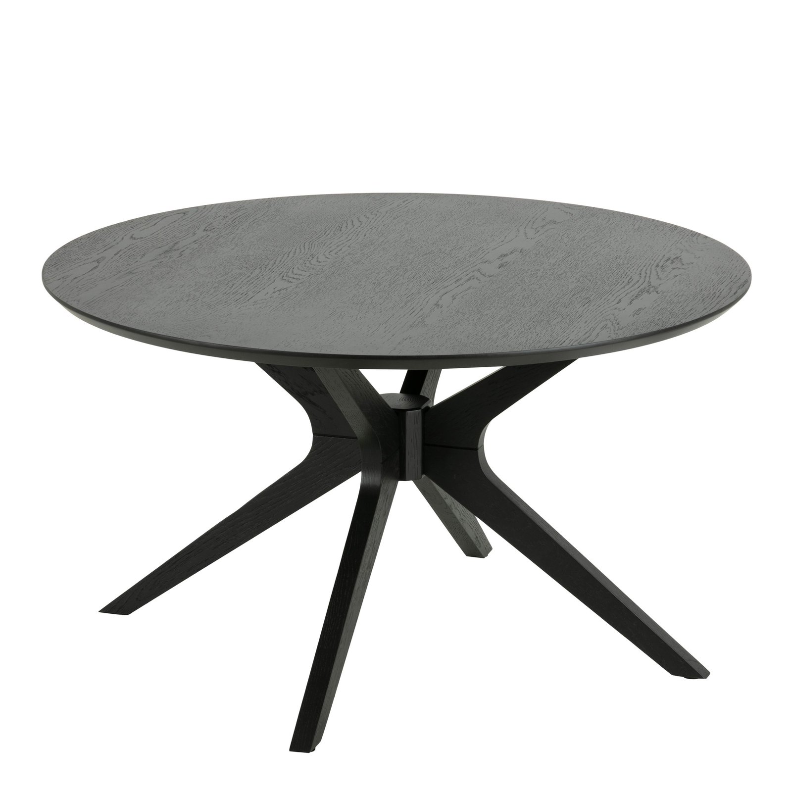 90A0000080526_1 I_Duncan Round Coffee Tablein Black 80x45cm - Image 1