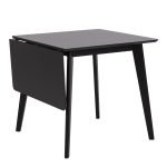 Roxby Extending Dining Table 120x80cm in Black