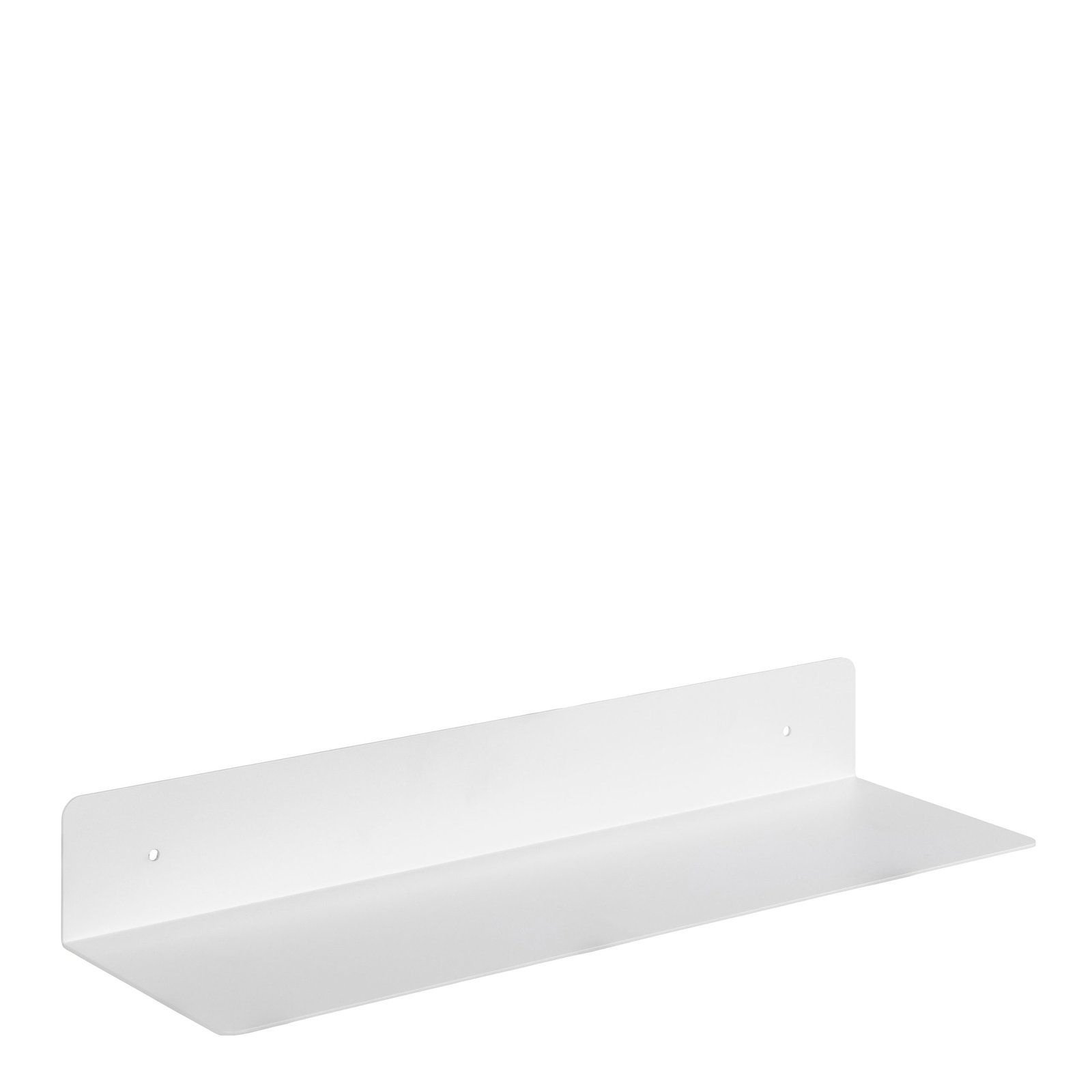 90A0000093161_1 Joliet Rectangular Wall Shelf 50cm in White - Image 1