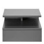 Ashlan Bedside Table with 1 Drawer in Grey - Image 2