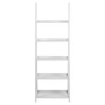 Wally Bookcase with 5 shelves in White - Image 2