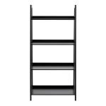 Wally Bookcase with 4 Shelves in Black - Image 2