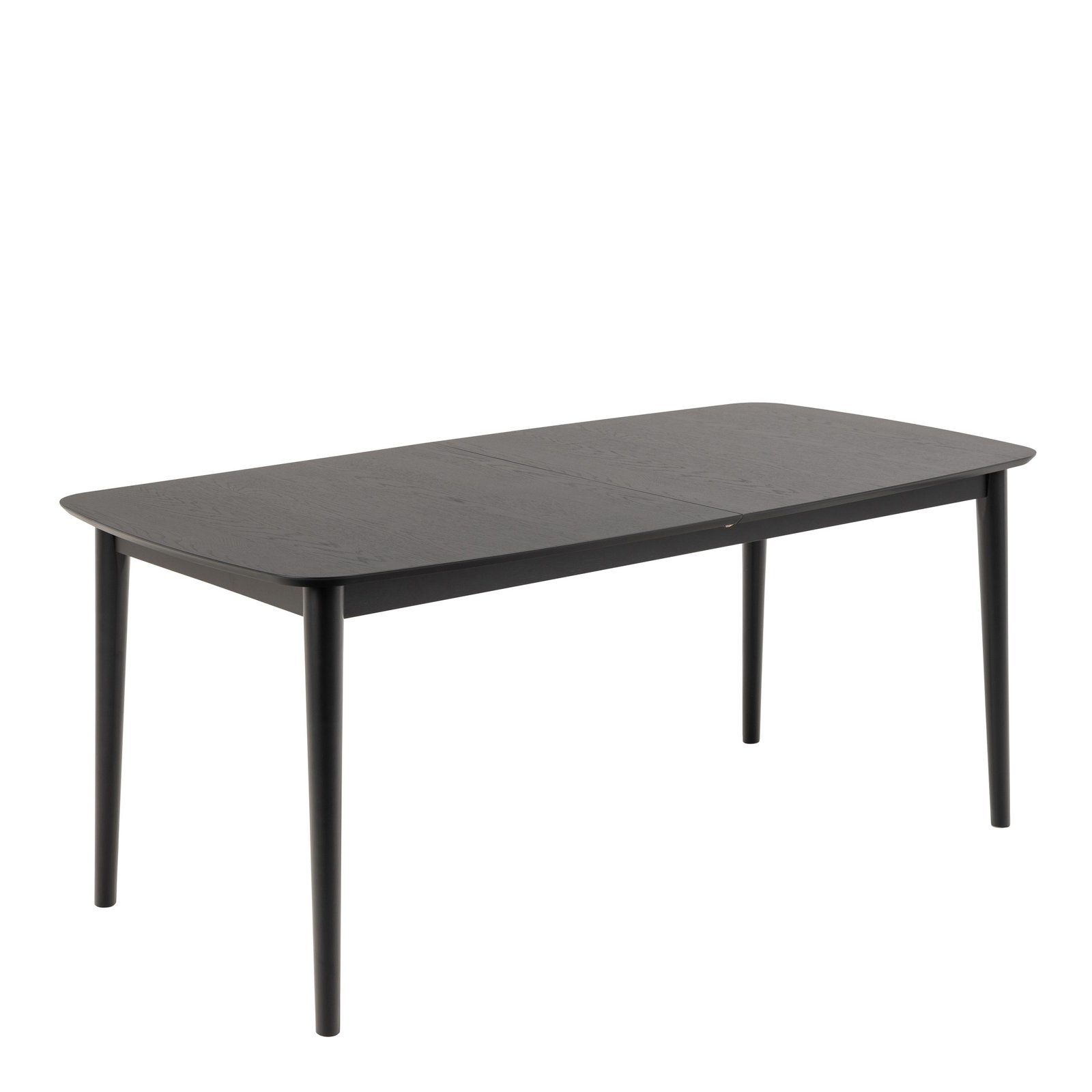 90A0000098604_1 Montreux Rectangular Extending Dining Table in Black 180-219 cm - Image 1