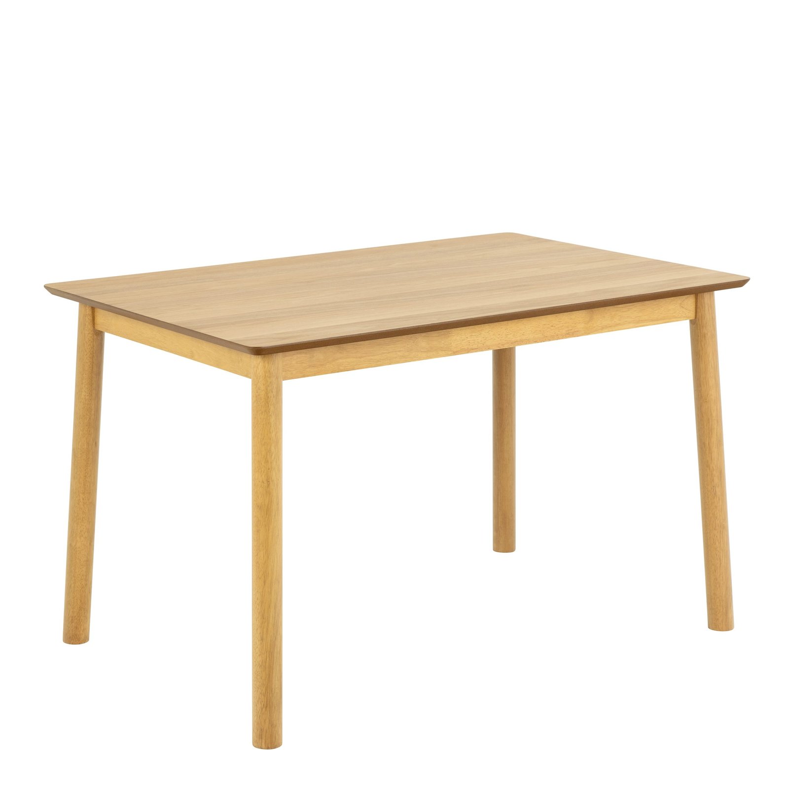 90A0000108752_1 Barlow Rectangular Dining Table in Matt Oak - Image 1
