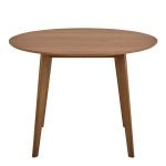 Roxby Round Dining Table in Walnut 105cm - Image 2