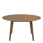Roxby Round Dining Table in Walnut 140cm - Image 2