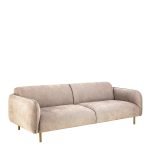 Westham 3 Seater Sofa in Fay Beige Fabric
