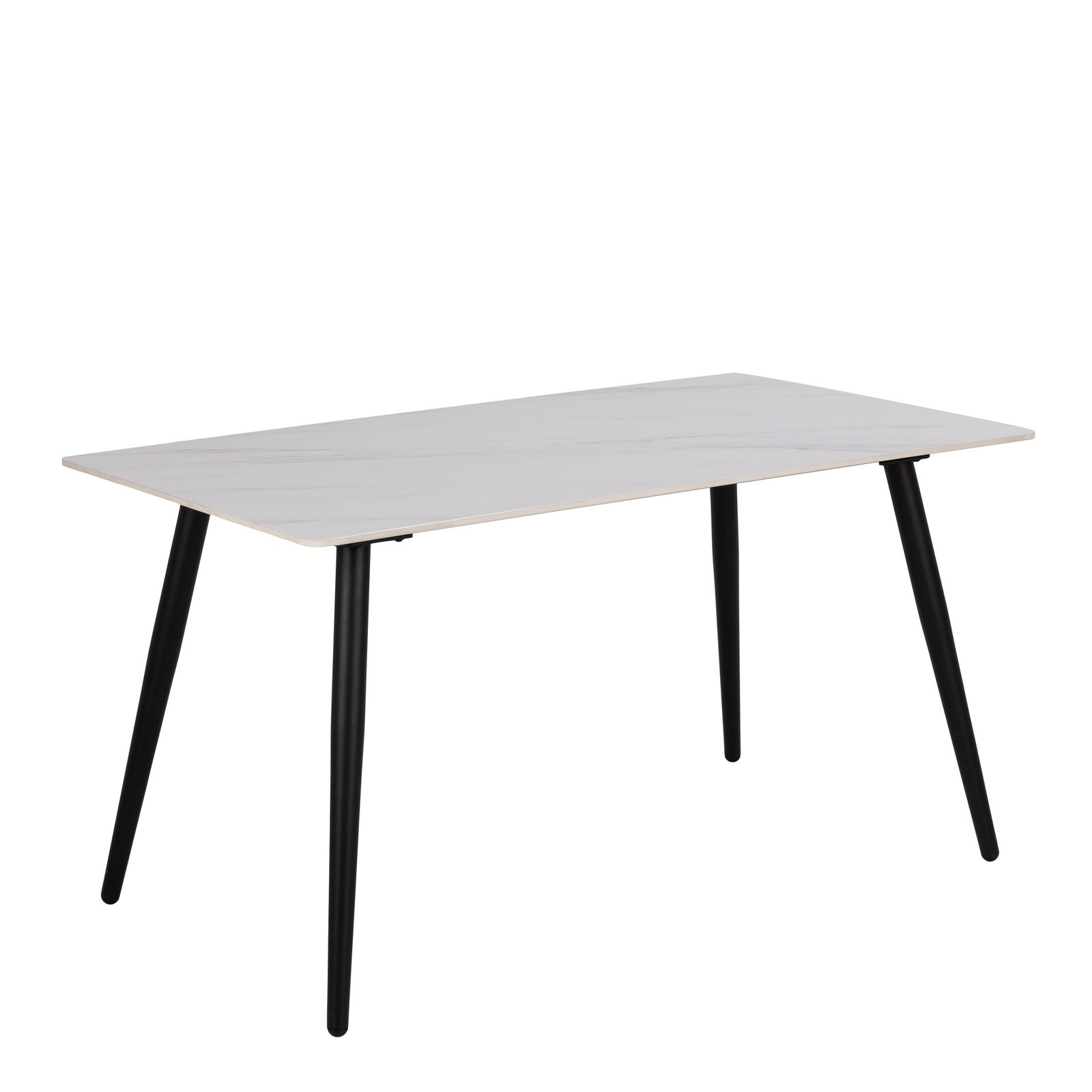 90AH000021860_1 Wicklow Ceramic Dining Table in White 140x80cm - Image 1