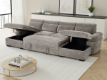 Hudson Sofabed Grey U Shape Corner - Image 2