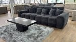 Jacob Sofa Black 4 Seater - Image 7